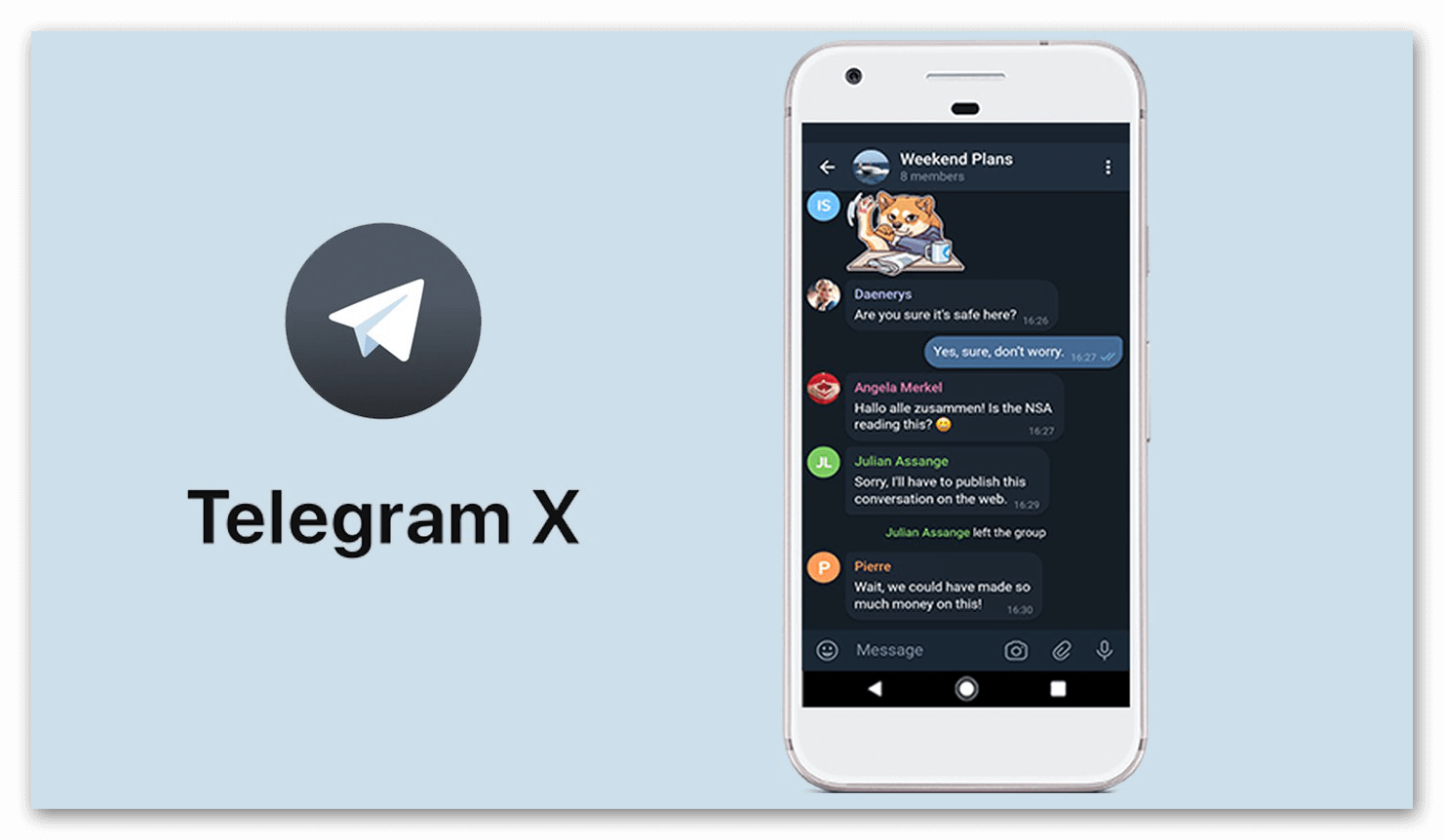 Telegram X — официальная замена стандартного приложения